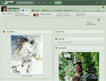 Tablet Screenshot of calmllama.deviantart.com