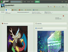 Tablet Screenshot of cloudstrife01.deviantart.com