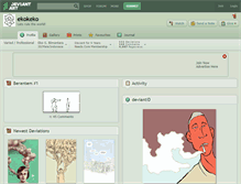 Tablet Screenshot of ekokeko.deviantart.com