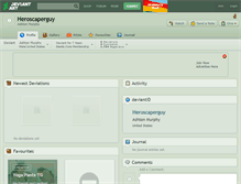Tablet Screenshot of heroscaperguy.deviantart.com