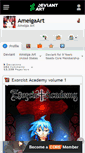 Mobile Screenshot of ameigaart.deviantart.com
