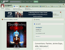 Tablet Screenshot of ameigaart.deviantart.com