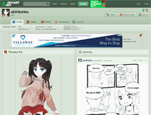 Tablet Screenshot of akihikohex.deviantart.com