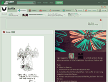 Tablet Screenshot of joolita.deviantart.com