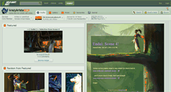 Desktop Screenshot of krazykrista.deviantart.com