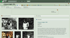 Desktop Screenshot of crimson-knight-1981.deviantart.com