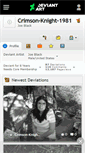 Mobile Screenshot of crimson-knight-1981.deviantart.com