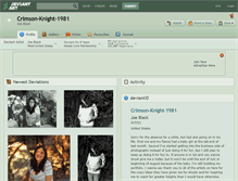 Tablet Screenshot of crimson-knight-1981.deviantart.com