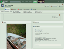 Tablet Screenshot of love-norway.deviantart.com