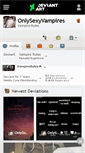 Mobile Screenshot of onlysexyvampires.deviantart.com