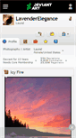 Mobile Screenshot of lavenderelegance.deviantart.com