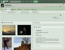 Tablet Screenshot of justicarus.deviantart.com