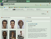 Tablet Screenshot of joy-and-tom-snyder.deviantart.com