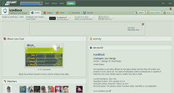 Desktop Screenshot of iconblock.deviantart.com