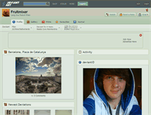 Tablet Screenshot of fruitmixer.deviantart.com