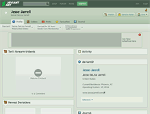 Tablet Screenshot of jesse-jarrell.deviantart.com