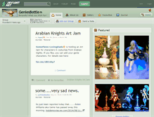 Tablet Screenshot of geniesbottle.deviantart.com