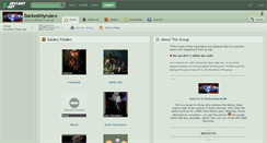 Desktop Screenshot of darkesthyrule.deviantart.com