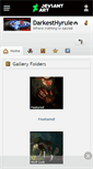 Mobile Screenshot of darkesthyrule.deviantart.com