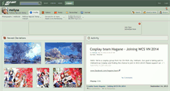 Desktop Screenshot of mellysa.deviantart.com