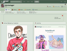 Tablet Screenshot of dakotadugger.deviantart.com