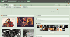 Desktop Screenshot of preliat.deviantart.com