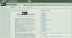 Desktop Screenshot of emo-goth-proud.deviantart.com