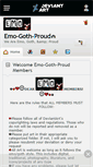 Mobile Screenshot of emo-goth-proud.deviantart.com