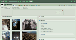 Desktop Screenshot of hot-flamingo.deviantart.com