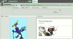 Desktop Screenshot of monotypical.deviantart.com