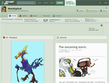 Tablet Screenshot of monotypical.deviantart.com