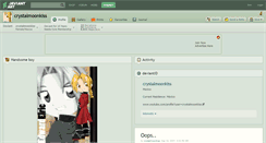 Desktop Screenshot of crystalmoonkiss.deviantart.com