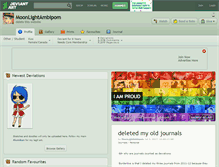 Tablet Screenshot of moonlightambipom.deviantart.com
