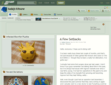 Tablet Screenshot of kadajs-kitsune.deviantart.com