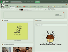 Tablet Screenshot of nnia.deviantart.com