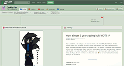 Desktop Screenshot of darkie-san.deviantart.com