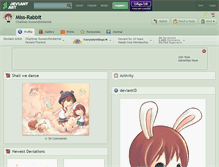 Tablet Screenshot of miss-rabbit.deviantart.com