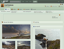 Tablet Screenshot of martinkaluza.deviantart.com