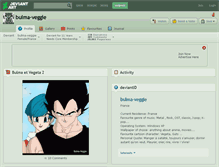 Tablet Screenshot of bulma-veggie.deviantart.com