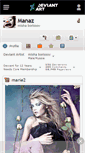 Mobile Screenshot of manaz.deviantart.com