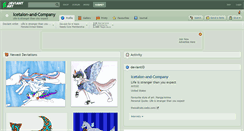 Desktop Screenshot of icetalon-and-company.deviantart.com