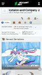 Mobile Screenshot of icetalon-and-company.deviantart.com