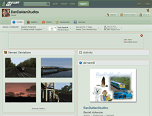 Tablet Screenshot of dandamanstudios.deviantart.com