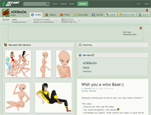 Tablet Screenshot of ookikooo.deviantart.com
