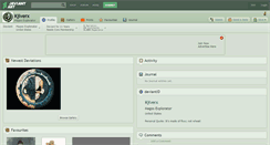 Desktop Screenshot of kjiverx.deviantart.com