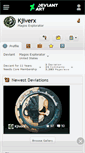Mobile Screenshot of kjiverx.deviantart.com