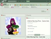 Tablet Screenshot of pizet.deviantart.com