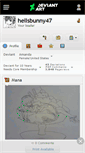 Mobile Screenshot of hellsbunny47.deviantart.com
