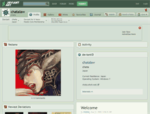 Tablet Screenshot of chatalaw.deviantart.com