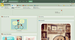 Desktop Screenshot of melivillosa.deviantart.com